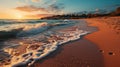 Beauty of Beach Sunrise: Soft and Golden Ocean Sunlight