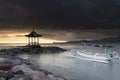 The beauty of the beach at sunset