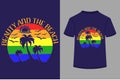 About Beauty And The Beach T-shirt Design