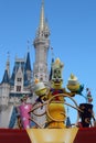 Disney World Parade Lumiere Character Magic Kingdom Orlando Florida Royalty Free Stock Photo