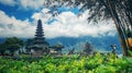 The beauty Bedugul Temple Royalty Free Stock Photo