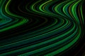 beauty black and green black smooth shape abstract chacoal textile soft fabric curve fashion matrix decorate background Royalty Free Stock Photo