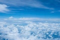 Beauty blue sky and clouds in nature