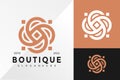 Beauty Boutique Logo Design Vector illustration template