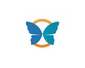 Beauty Butterfly Logo Template Vector icon design