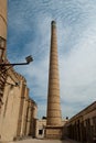 The chimneys of the Cartuja monastery, once the furnaces for the processing of tiles Royalty Free Stock Photo