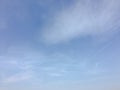 Beauty cloud against a blue sky background. Clouds sky. Blue sky with cloudy weather, nature cloud. White clouds, blue sky and sun Royalty Free Stock Photo