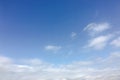 Beauty cloud against a blue sky background. Clouds sky. Blue sky with cloudy weather, nature cloud. White clouds, blue sky and sun Royalty Free Stock Photo
