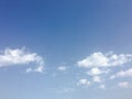 Beauty cloud against a blue sky background. Sky slouds. Blue sky with cloudy weather, nature cloud. White clouds, blue sky and sun Royalty Free Stock Photo