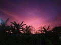 The beauty of the cloudes in the afternoon from lombok Indonesia Royalty Free Stock Photo