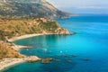 Beauty coastline at Capo Vaticano on the Tyrrhenian Sea