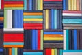 Beauty of the colorful steel walls Royalty Free Stock Photo