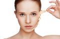 Beauty concept rejuvenation, renewal, skin care, skin problems