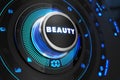 Beauty Controller on Black Control Console