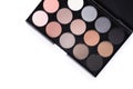 beauty cosmetic shadow palette isolated