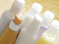 Beauty cosmetics bottles Royalty Free Stock Photo