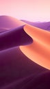 beauty of a desert dune, where the stark landscape meets the vibrant interplay of complementary colors.