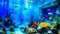 The beauty and diversity of the underwater world at Marinetti Aquarium in Old Town , Dubrovnik, Croatia