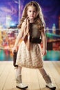 Beauty and fashion child girl