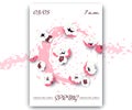 Beauty and fashion spring advertisement banner. Floral sakura blossom background with abstract cherry or peach tree flowers.