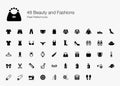 48 Beauty and Fashions Pixel Perfect Icons