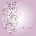 Beauty floral background