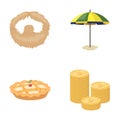 Beauty, food and other web icon in cartoon style.travel, finance icons in set collection.