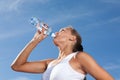 Beauty girl drink water Royalty Free Stock Photo