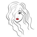 Beauty girl face Royalty Free Stock Photo