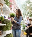 Beauty girl shoping Royalty Free Stock Photo