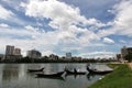 Gulshan lake at Dhaka Royalty Free Stock Photo