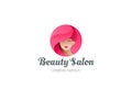 Beauty Hairdresser salon Woman Logo design