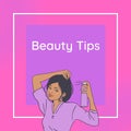 Beauty Illustrated Pink Instagram Post