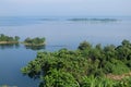 The beauty of Kaptai Lake attracts tourists in Rangamati, Chittagong, Bangladesh