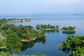 The beauty of Kaptai Lake attracts tourists in Rangamati, Chittagong, Bangladesh