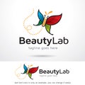 Beauty Lab Logo Template Design Vector