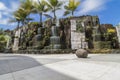 Artificial Waterfall and Rocky in Garden