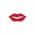 Beauty lips women icon