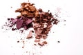 Beauty, makeup cosmetics, eyeshadow splash palette Royalty Free Stock Photo