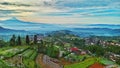 The beauty of Mangli Sky View Magelang, Central Java, Indonesia Royalty Free Stock Photo