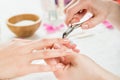 Beauty manicure procedure Royalty Free Stock Photo