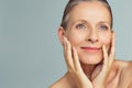 Beauty mature woman with perfect skin Royalty Free Stock Photo