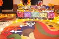 Beauty mexican altar in celebration of the Day of the Dead