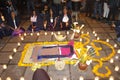 Beauty mexican altar in celebration of the Day of the Dead