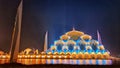 Beauty mosque of al jabar in the bandung city Royalty Free Stock Photo