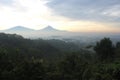 The beauty of the mountains in Jogyakarta, Indonesia