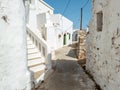 Beauty narrow alley at kythira