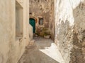 Beauty narrow alley at kythira