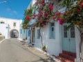 Beauty narrow alley at kythira Royalty Free Stock Photo