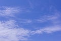 Beauty Nature cloudscape with blue sky and white cloud Royalty Free Stock Photo